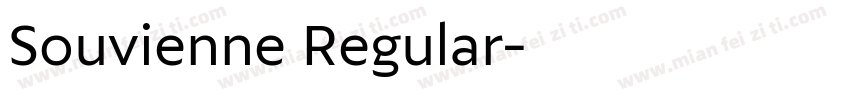 Souvienne Regular字体转换